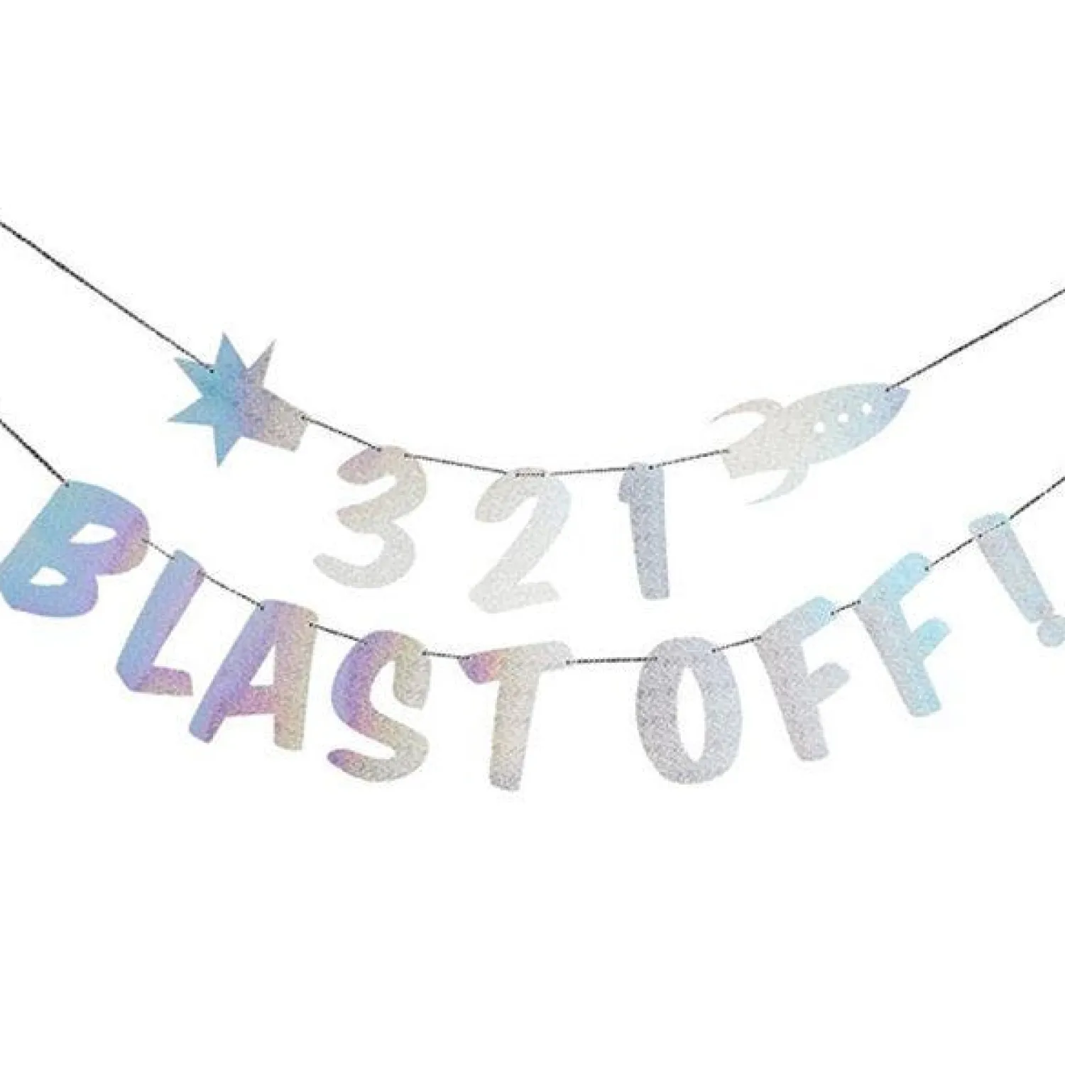 Party Delights 3, 2, 1 Blast Off Banner< Banners
