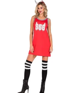 666' Devil Bb Jersey - Adult Costume<Party Delights Online