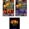 50 Led Orange / Purple Assorted String Lights<Party Delights Outlet