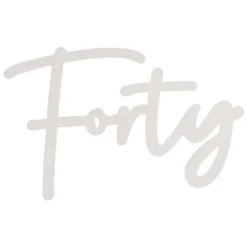 Party Delights 40 White Balloon Arch Sign< Arches & Clouds