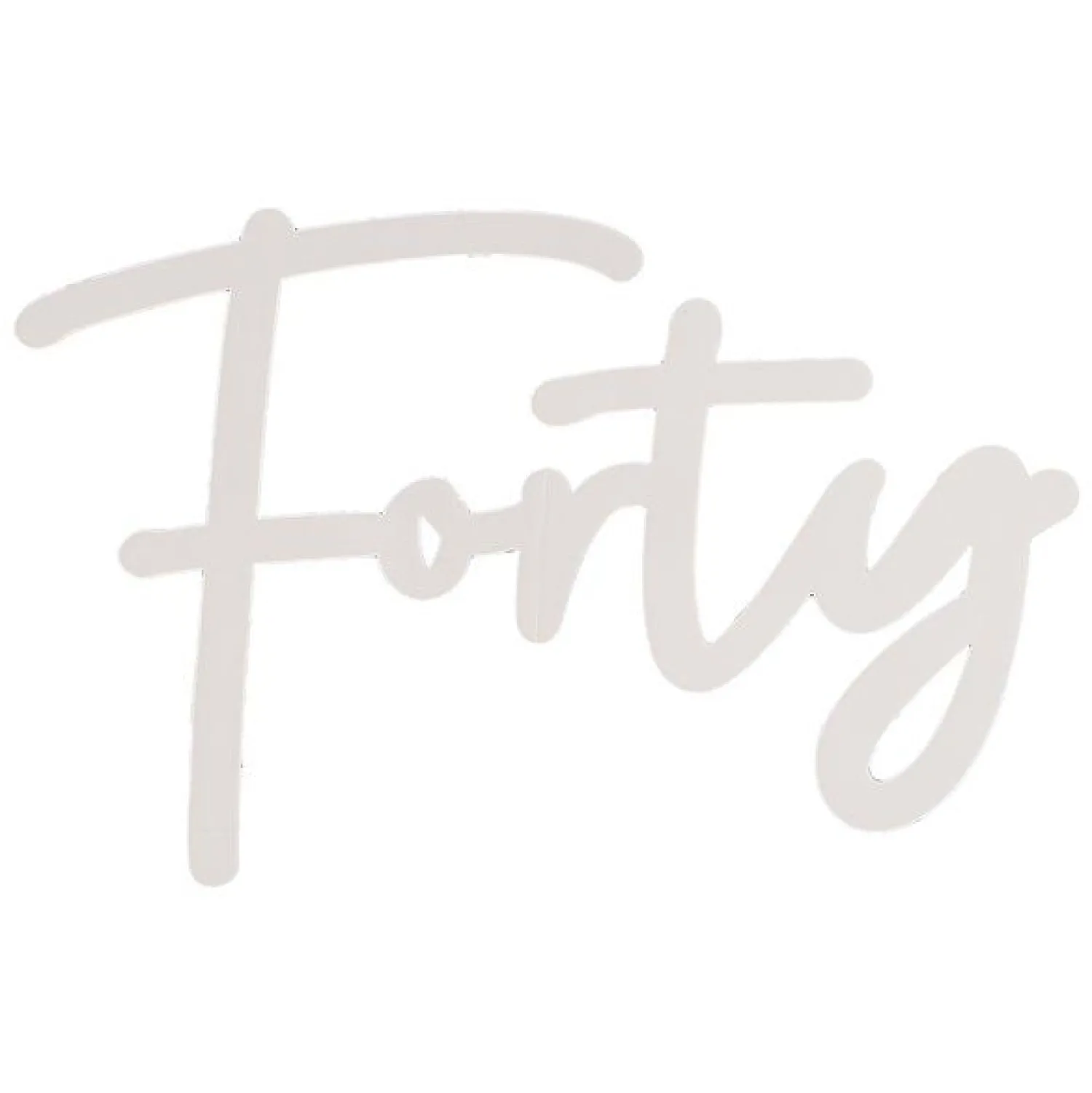 Party Delights 40 White Balloon Arch Sign< Arches & Clouds