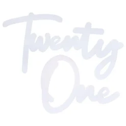 Party Delights 21 White Balloon Arch Sign< Arches & Clouds