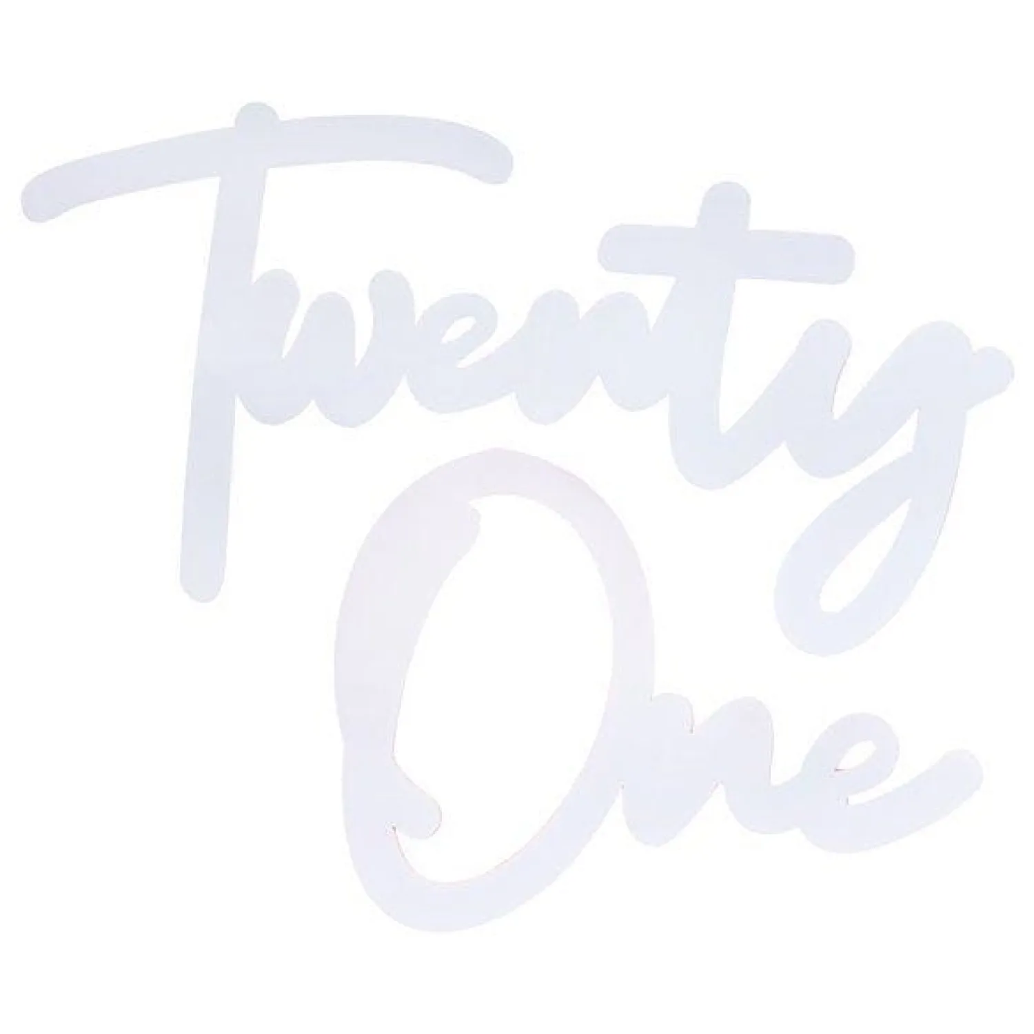 Party Delights 21 White Balloon Arch Sign< Arches & Clouds