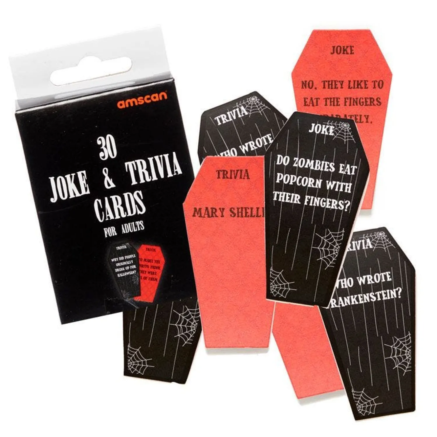 Adult Halloween Joke & Trivia Cards<Party Delights