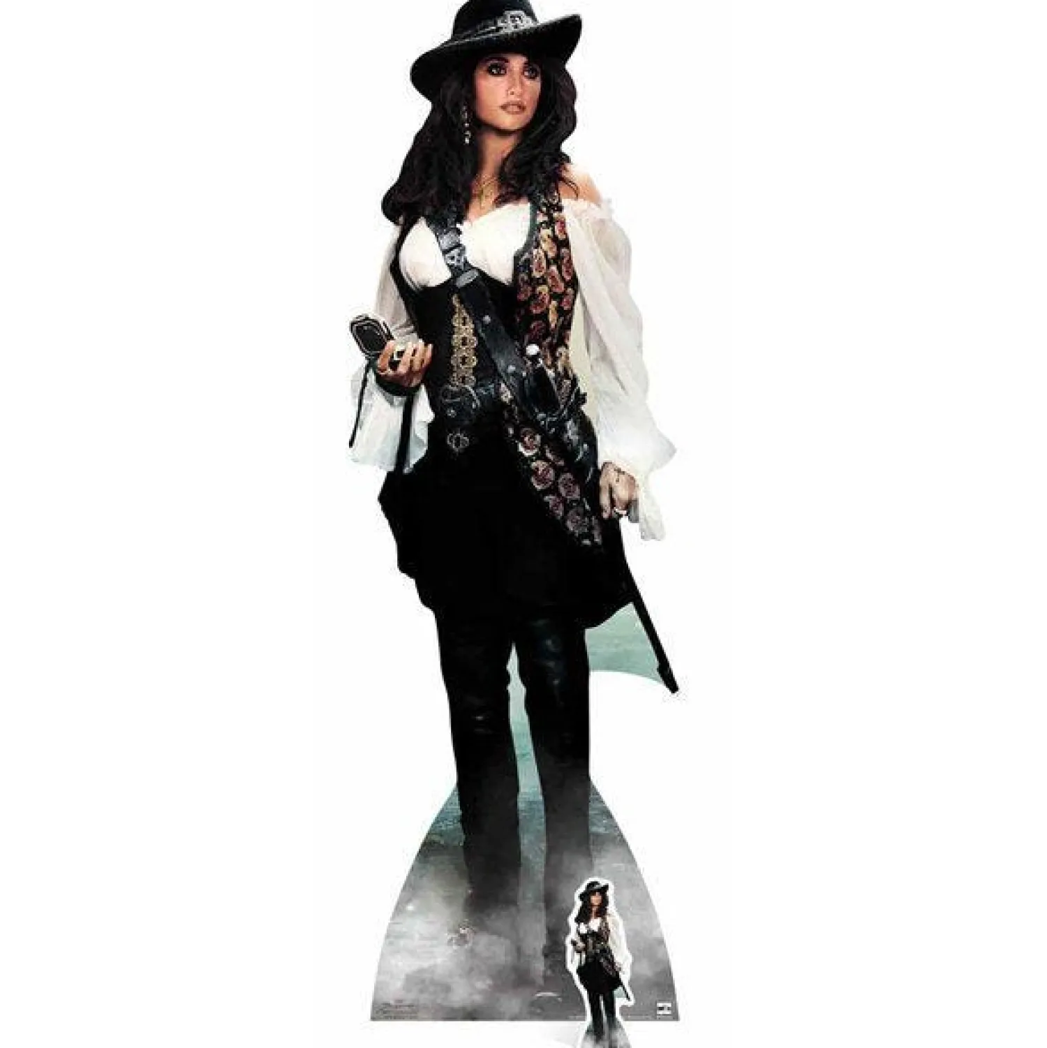 Party Delights Angelica Pirates Of The Carribean Cardboard Cutout - 165Cm X 53Cm< Cardboard Cut Outs