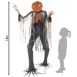Animated Scortched Pumpkin - 1.8M<Party Delights Clearance