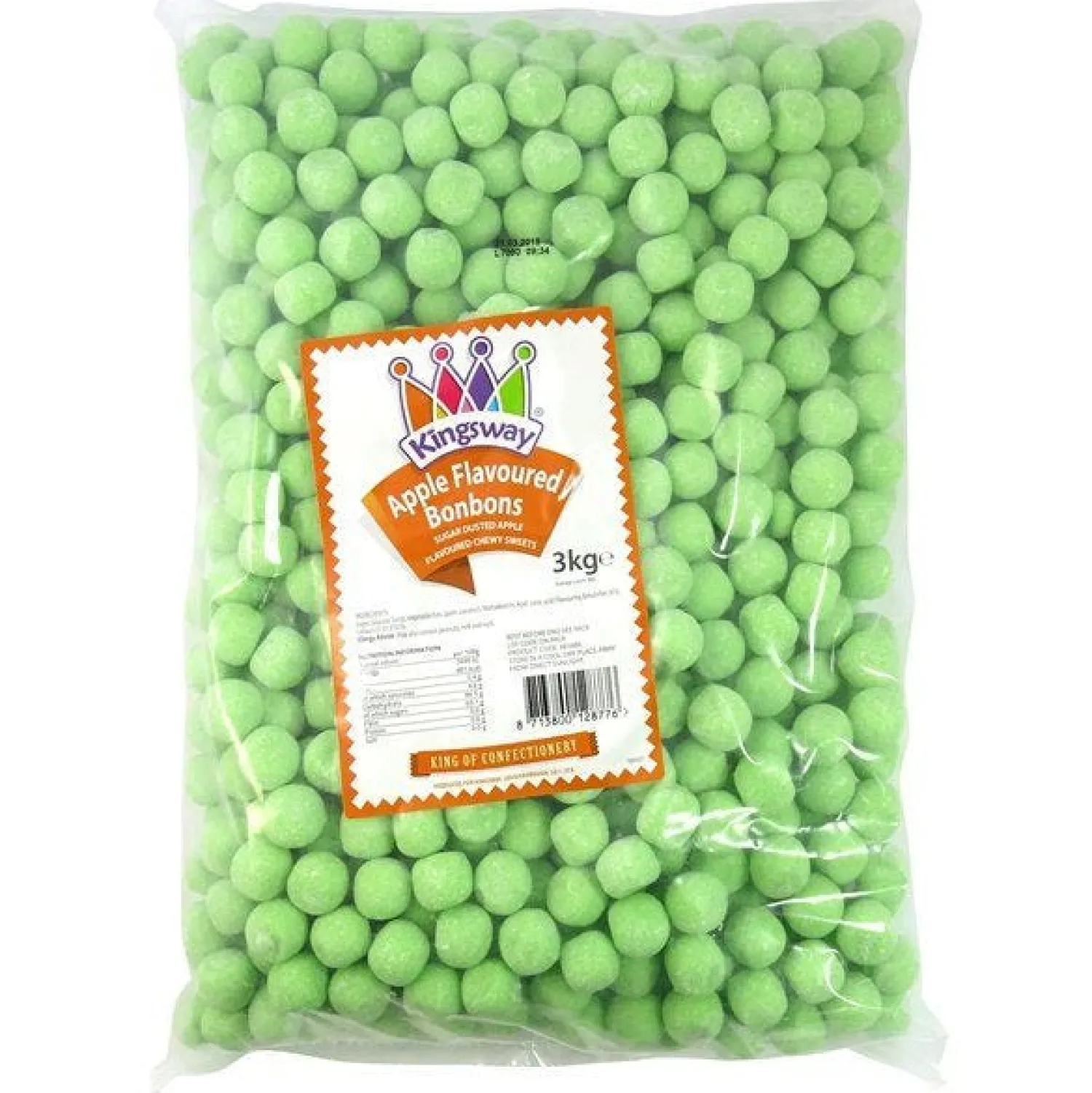 Party Delights Apple Flavour Bonbons - 3Kg< Sweets