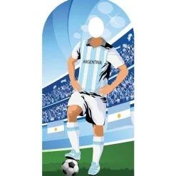 Party Delights Argentina Football Stand-In Cardboard Photo Prop - 190Cm X 96Cm< Cardboard Cut Outs