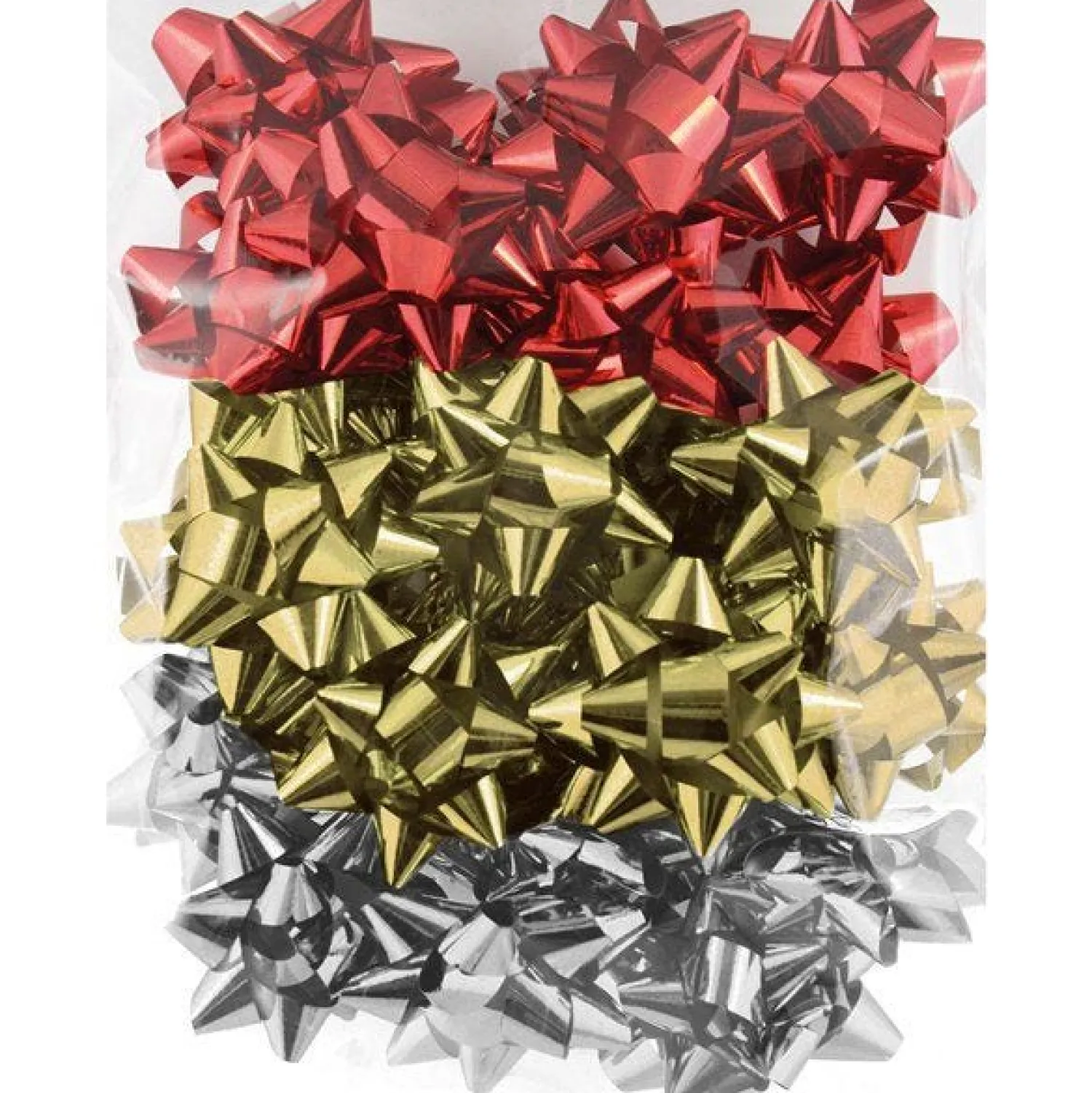 Assorted Metallic Gift Bows (24Pk)<Party Delights Outlet