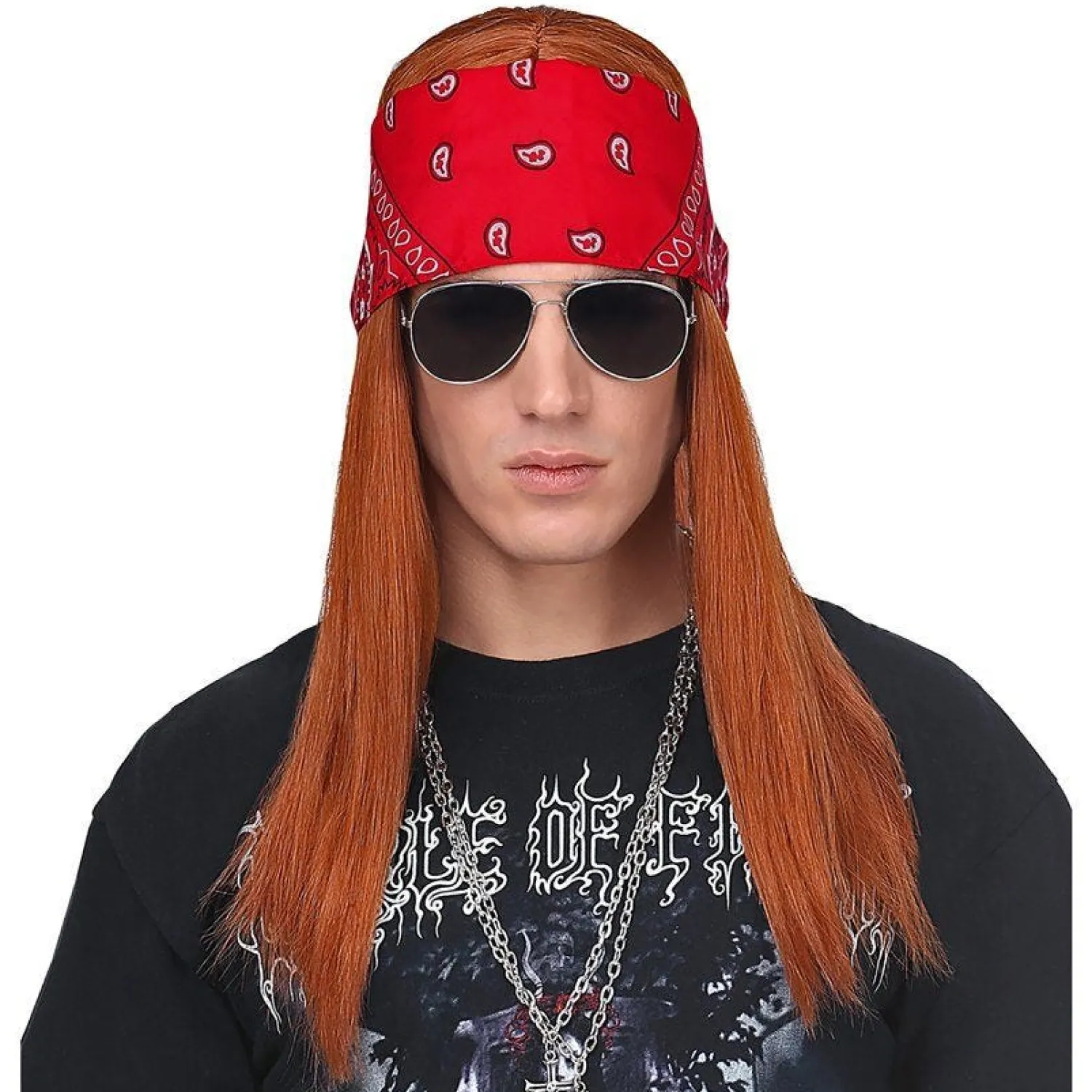 Party Delights Auburn 90S Rocker Kit< Wigs