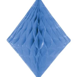 Party Delights Baby Blue Honeycomb Diamond Decoration - 30Cm< Hanging Decorations