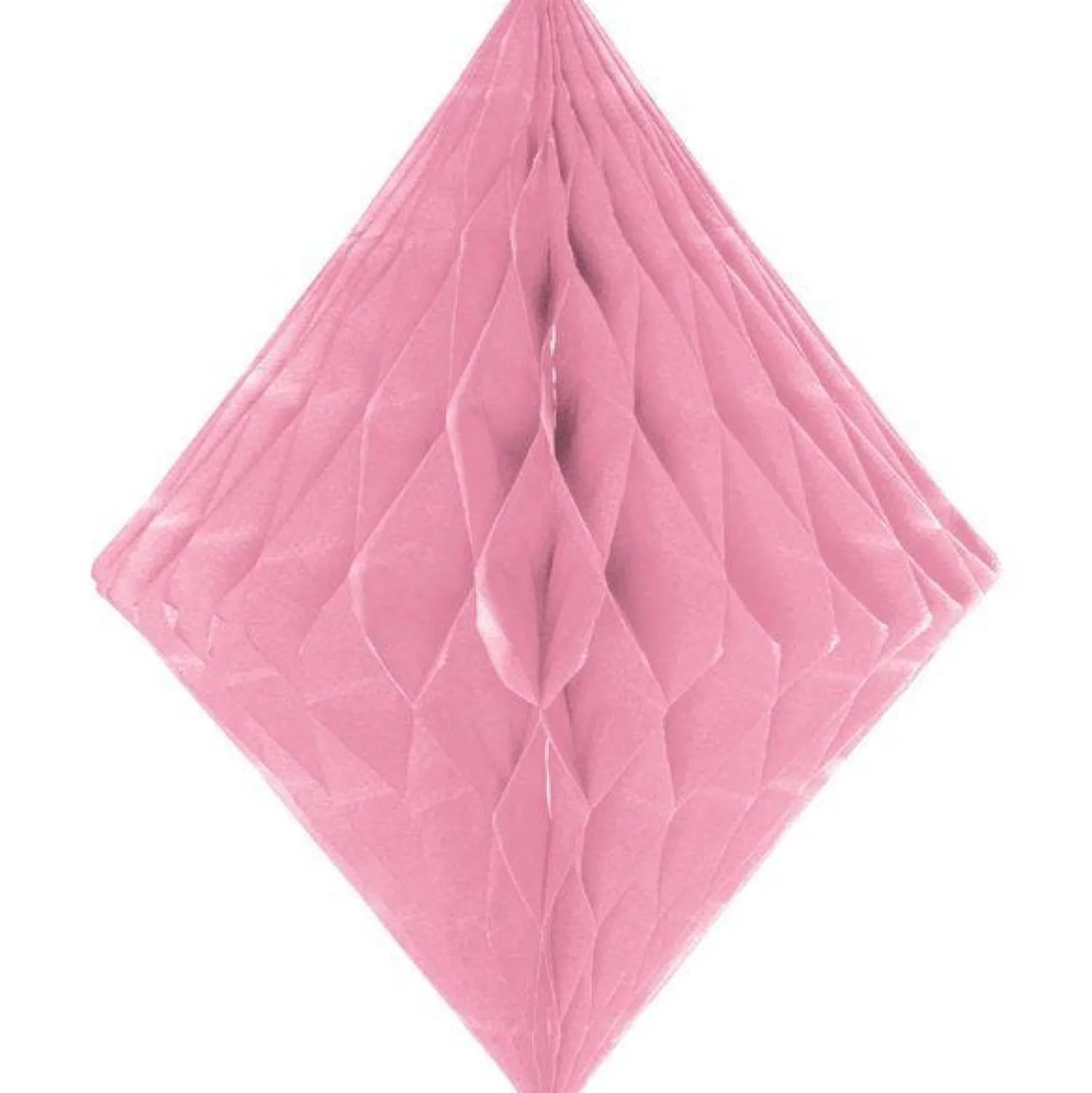 Party Delights Baby Pink Honeycomb Diamond Decoration - 30Cm< Hanging Decorations