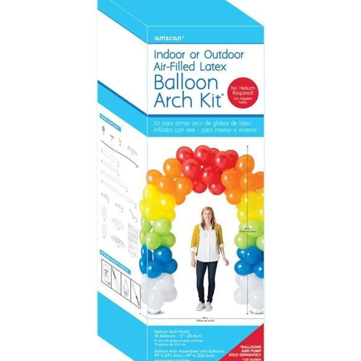 Party Delights Balloon Arch Kit - 226Cm X 251Cm< Arches & Clouds