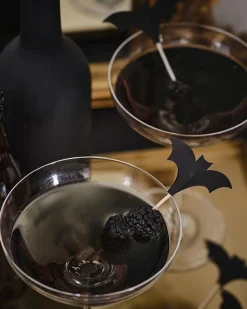 Bat Cocktail Sticks (12Pk)<Party Delights