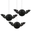 Party Delights Bat Honeycomb Hanging Decoration - 20Cm< Hanging Decorations