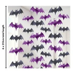 Party Delights Bat String Halloween Decoration - 2M (6Pk)< Hanging Decorations