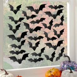 Bat Window Clings (24Pk)<Party Delights Best