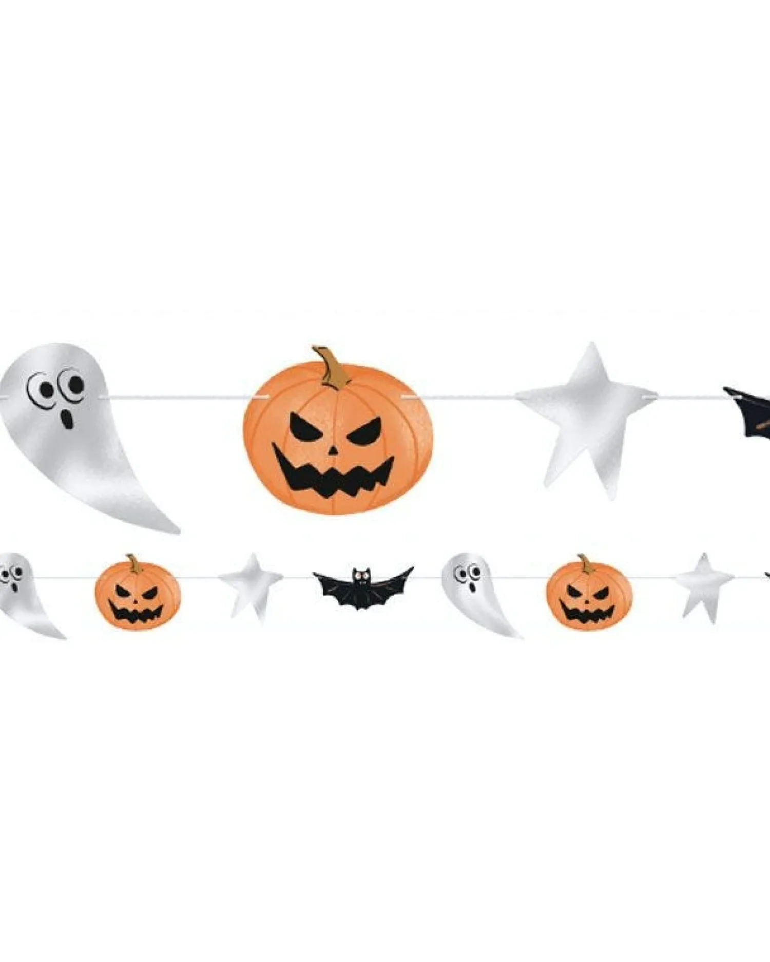 Bats & Boos Foil Garland<Party Delights Clearance