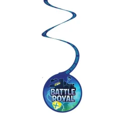 Party Delights Battle Royal Hanging Swirl Decorations (12Pk)< Hanging Decorations
