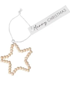 Beaded Star Gift Tags (5Pk)<Party Delights New