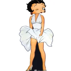 Party Delights Betty Boop Cardboard Cutout - 166Cm X 78Cm< Cardboard Cut Outs