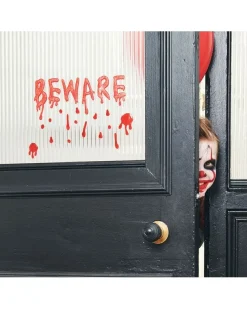 Beware Gel Window Cling<Party Delights Sale