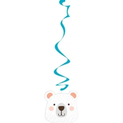 Party Delights Birthday Bear Dizzy Danglers (5Pk)< Hanging Decorations