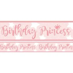 Party Delights Birthday Princess Paper Banners - 1M (3Pk)< Banners