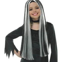 Party Delights Black & Grey Witch Wig - Child< Wigs