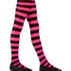 Black & Pink Tights 4-6 Yrs<Party Delights Sale