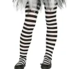 Black & White Striped Tights - Child One Size<Party Delights Sale