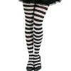 Black & White Striped Tights - Adult One Size<Party Delights