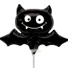 Black Bat Mini Shape Foil Balloon<Party Delights Outlet