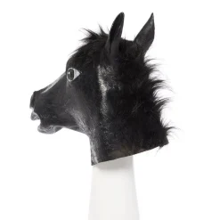 Party Delights Black Beauty Horse Rubber Mask< Masks