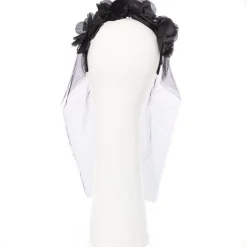 Black Bride Headband<Party Delights Outlet