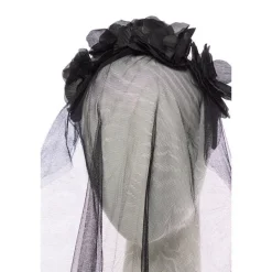 Black Bride Headband<Party Delights Outlet