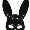 Black Bunny Half Mask<Party Delights
