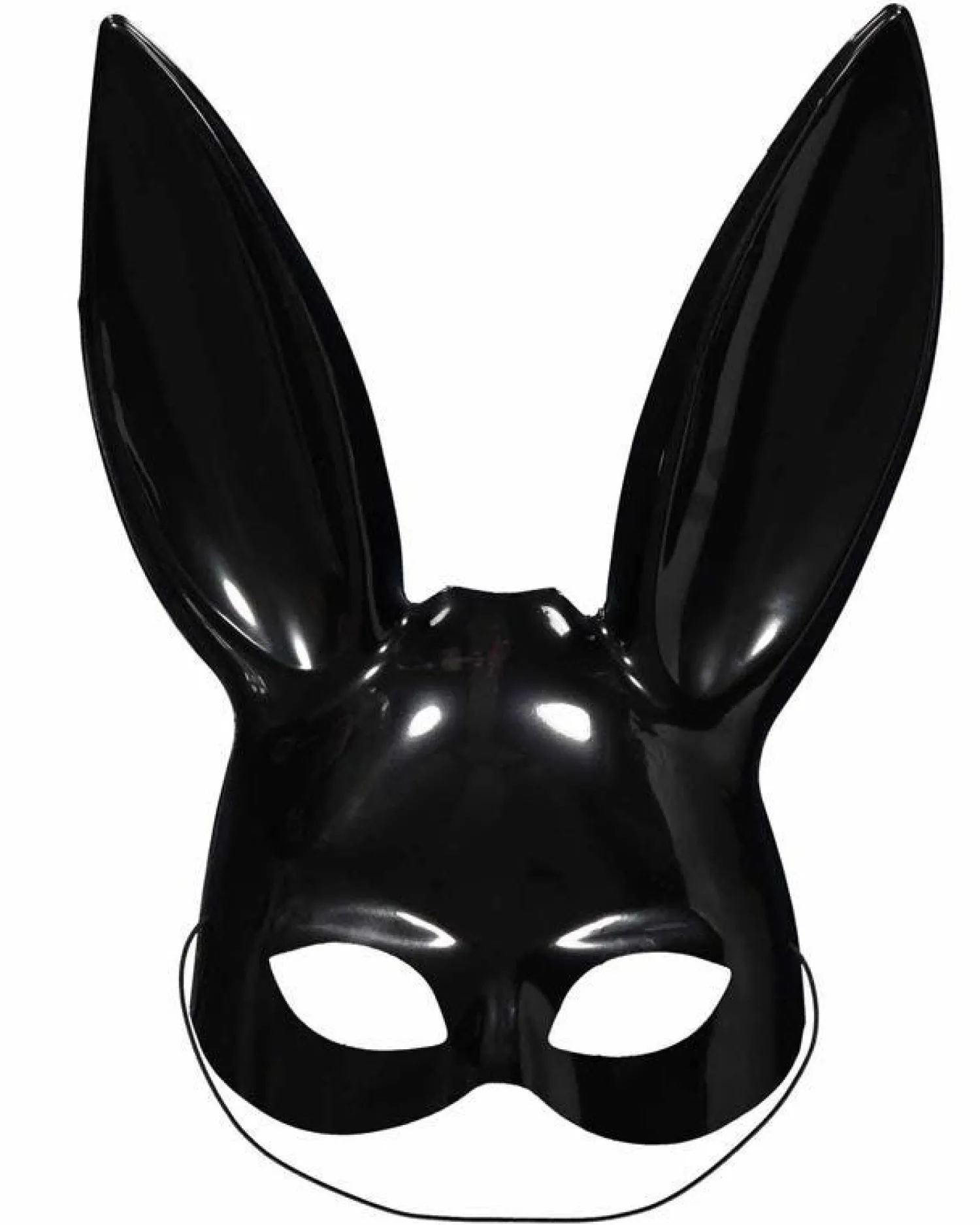 Black Bunny Half Mask<Party Delights