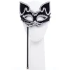 Party Delights Black Cat Masquerade Mask On Stick< Masks