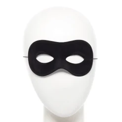 Party Delights Black Domino Masquerade Mask< Masks