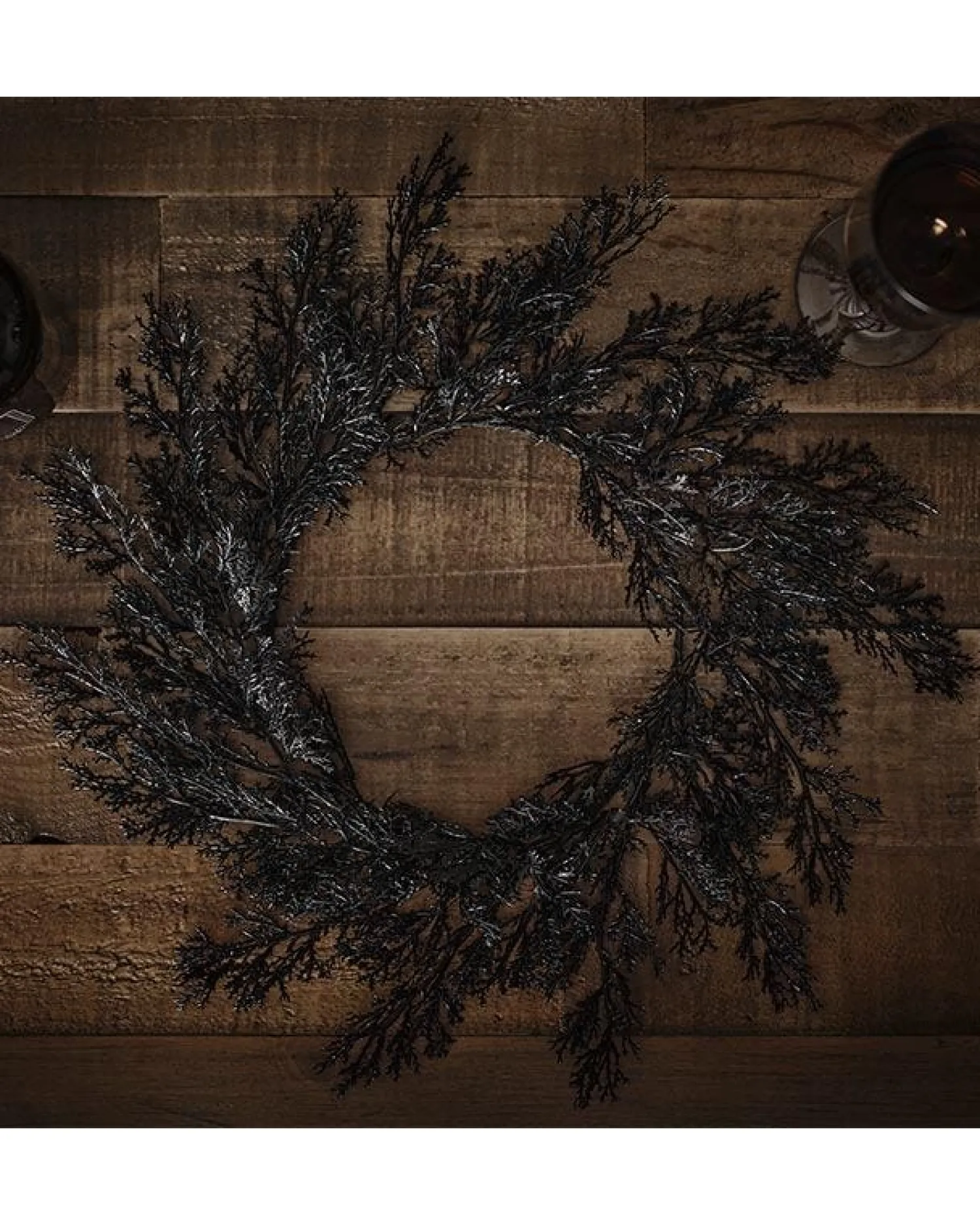 Black Foliage Placemats (4Pk)<Party Delights Best