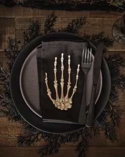 Black Foliage Placemats (4Pk)<Party Delights Best