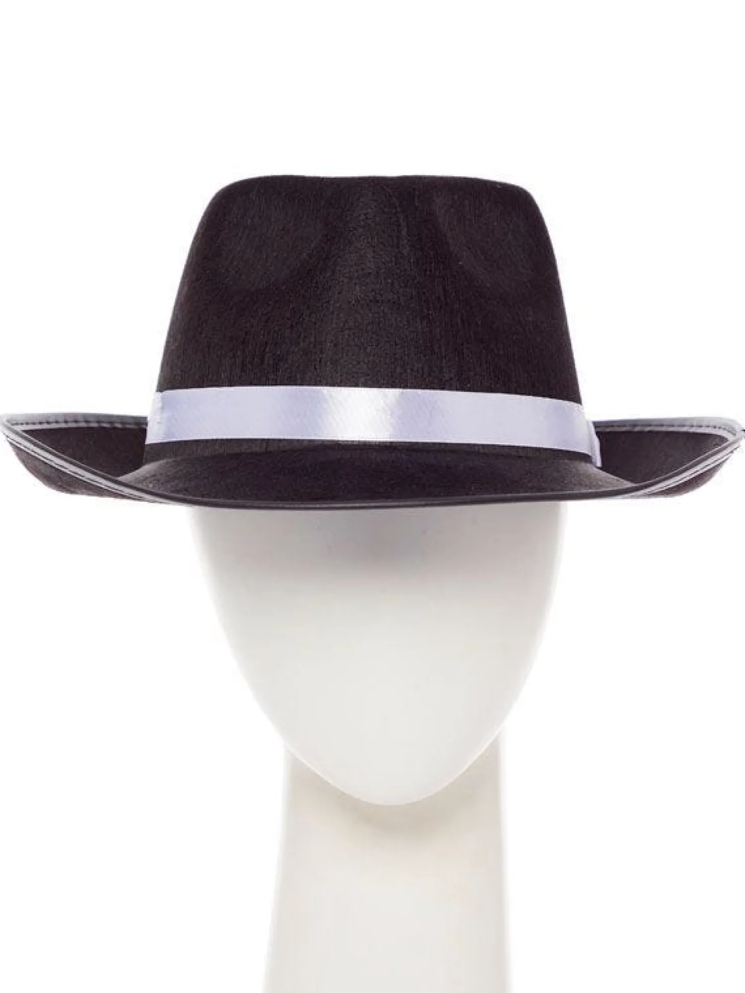 Party Delights Black Gangster Fedora Hat< Hats & Headwear