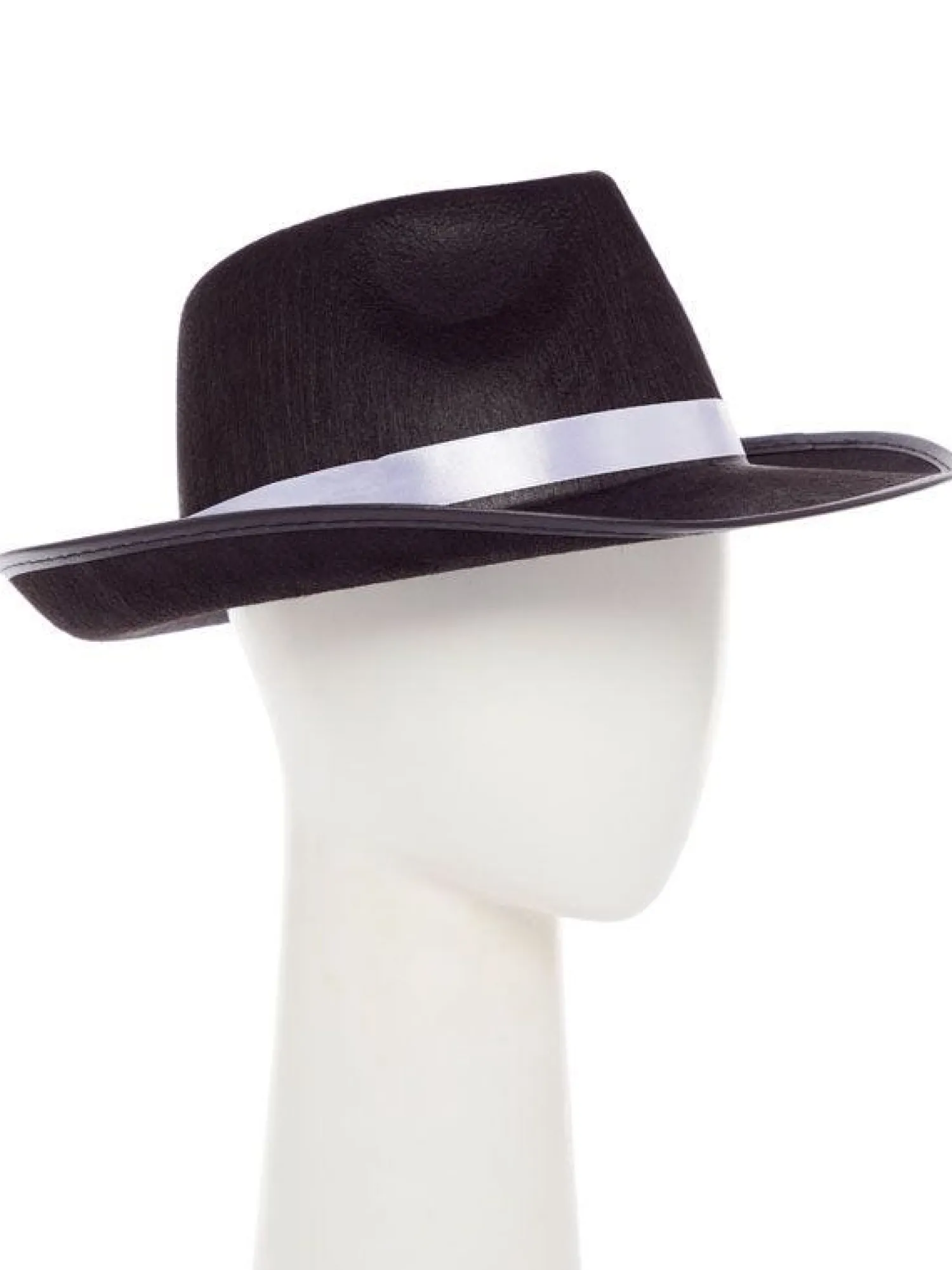 Party Delights Black Gangster Fedora Hat< Hats & Headwear