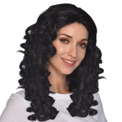 Party Delights Black Glamour Wig< Wigs