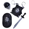 Party Delights Black Knight Armour Set - Child< Instant Outfits