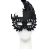 Party Delights Black Layered Masquerade Mask< Masks