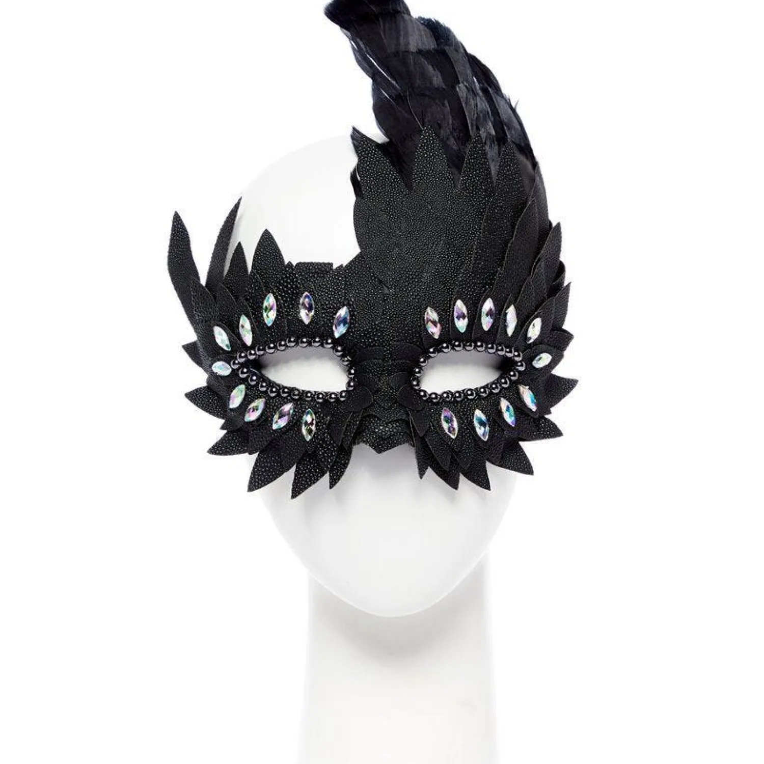 Party Delights Black Layered Masquerade Mask< Masks