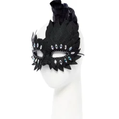 Party Delights Black Layered Masquerade Mask< Masks