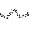 Black Leaf Garland - 1.5M<Party Delights Clearance